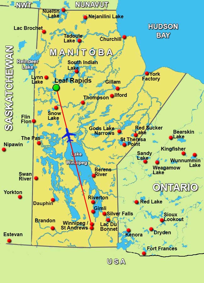 Charter Flights To Leaf Rapids Manitoba /Charter Flight Network
